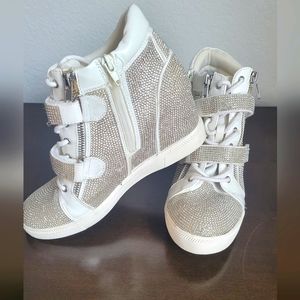 INC blinged out Fashion Tennis Shoe, 7.5